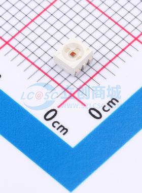 50只 发光二极管/LED HVR-3433EES 红色 SMD-6P,3.3x3.4mm 电子元