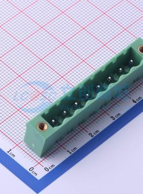 插拔式接线端子 DB2ERMF-5.08-8P-GN 弯插,P=5.08mm 板端/插座-闭