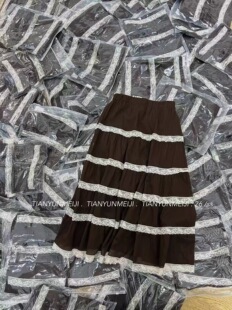 时尚 女装 气质百搭显瘦半身裙女潮天26026 新款 欧洲站2026春季