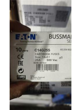 EATON BUSSMANN保险丝 C14G25S