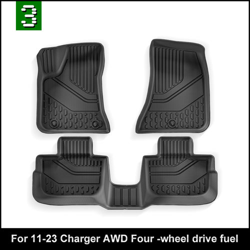 适用于11-23款道奇Dodge Charger战马汽车脚垫全环保TPE脚垫