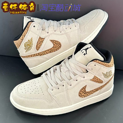 Air Jordan 1 Mid GS女款大童AJ1经典复古中帮篮球板鞋DZ5369-102