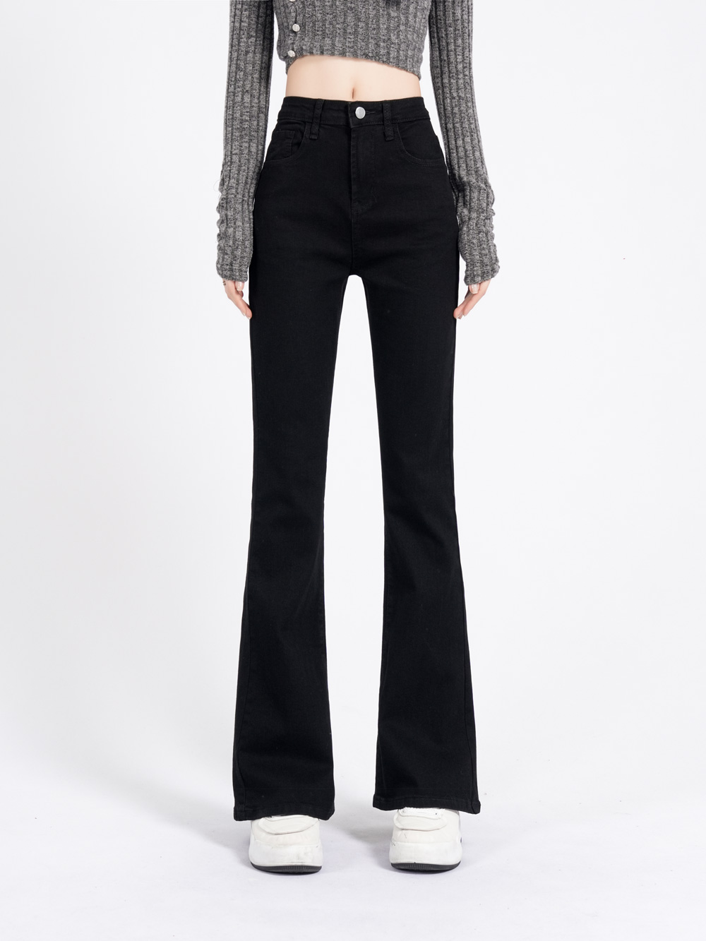 美姿衣舍长裤子牛仔裤水洗