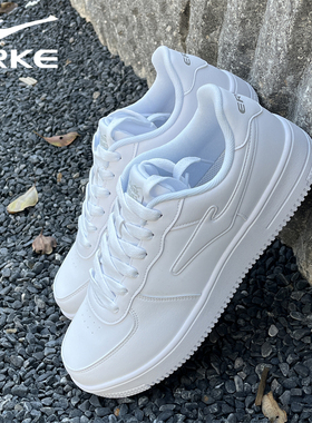 鸿星尔克男鞋2025新款秋季白色板鞋青少年运动鞋子男士休闲小白鞋