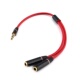 Splitter 3.5mm Audio Headphone Cable音频一分二转接线 Stereo