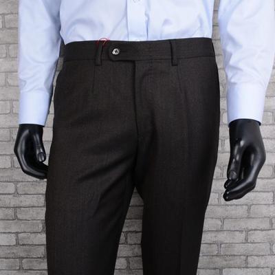 威家春秋款无褶羊毛意大利修身