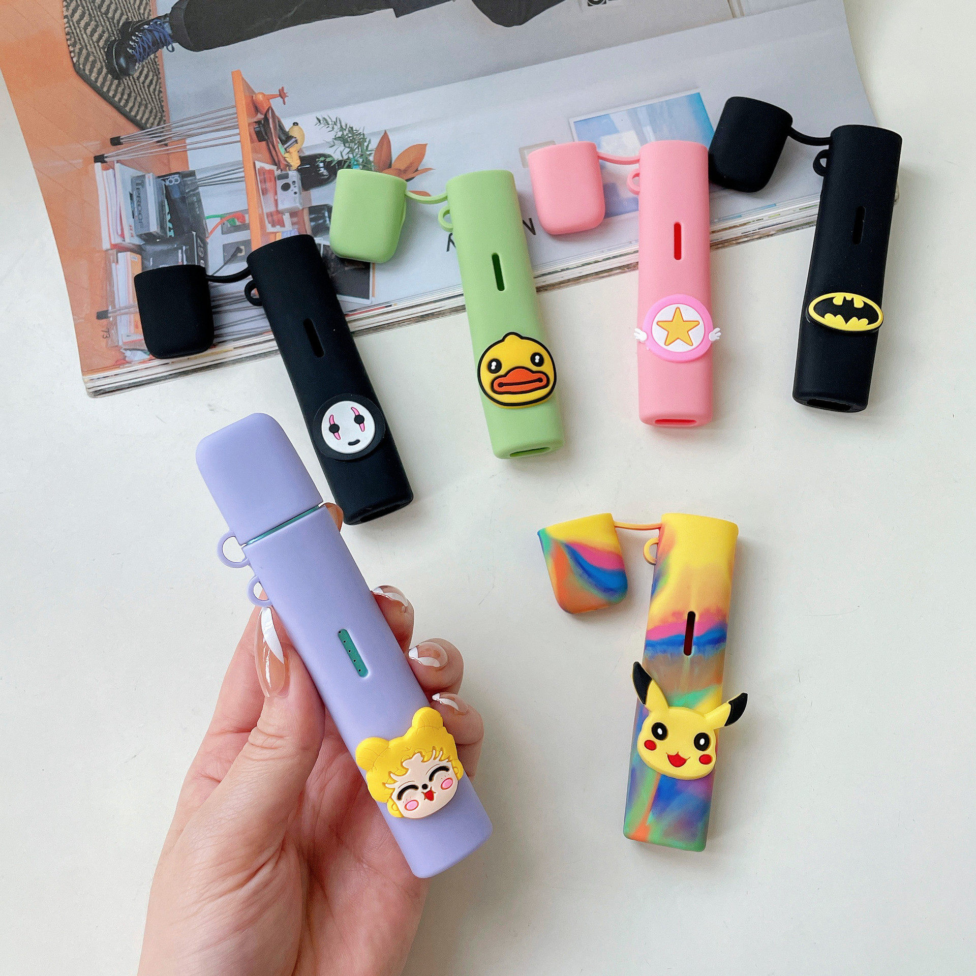 vvild小野v2国标硅胶套保护套保护壳电子器珍珠链v1p挂链盖子防尘盖g1