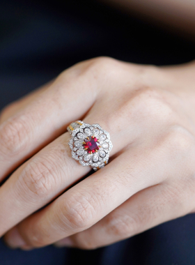 绝美意大利工艺一眼鸽血红的感觉