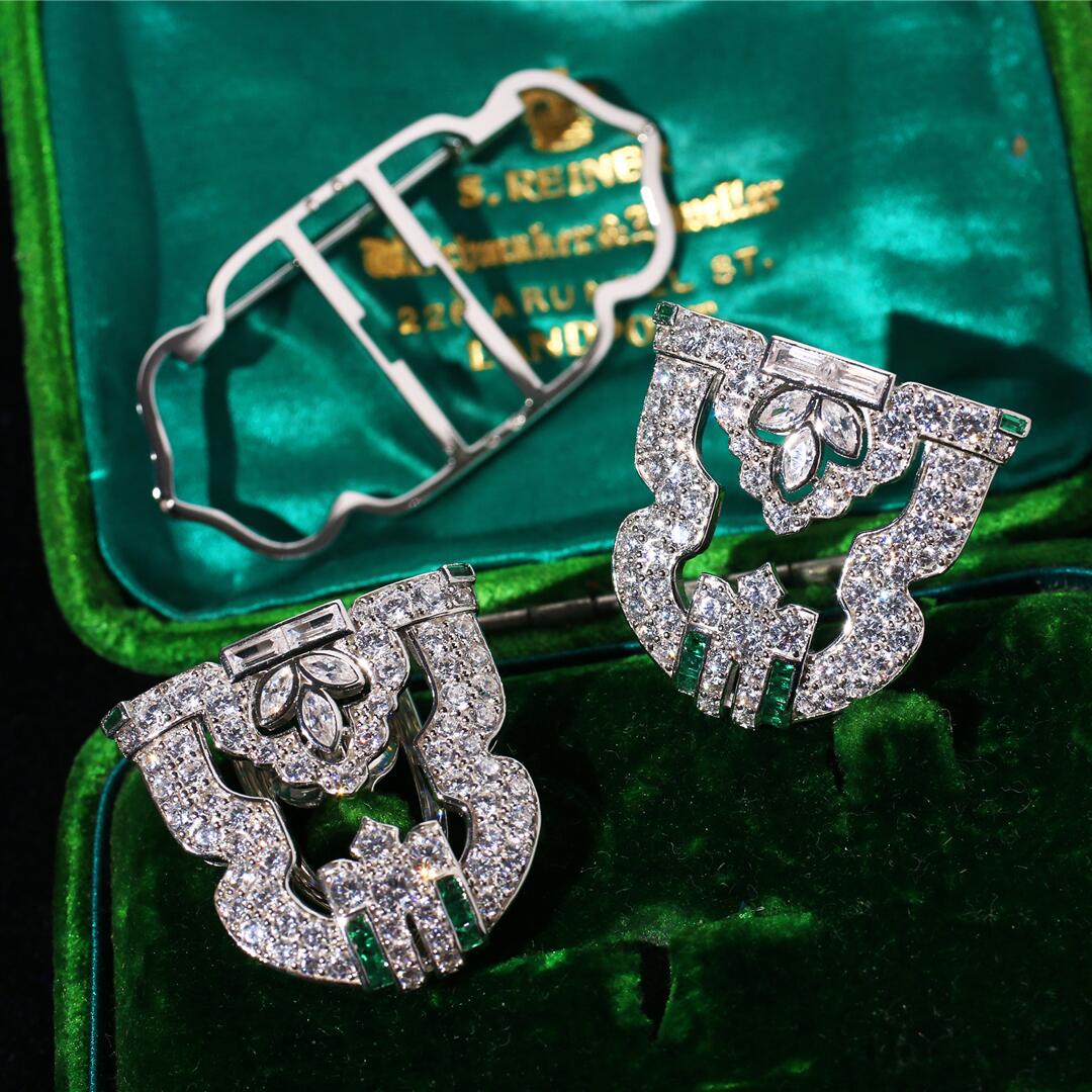 对夹可拆卸复古胸针丝巾扣