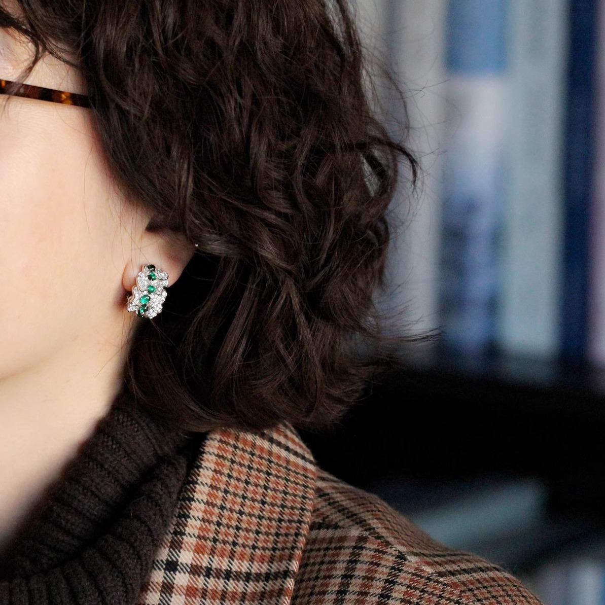 喻棠925银百搭设计款耳扣耳拍