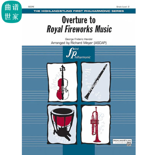 管弦乐团 蝙蝠序曲 Overture to Royal Fireworks Music总分谱MP3