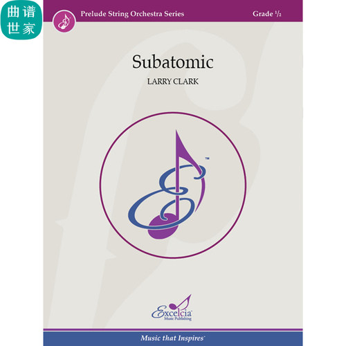 弦乐团 亚原子Subatomic 0.5级弦乐重奏 总谱 分谱 MP3初级