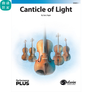 Canticle 分譜 mp3 弦樂團 總譜 光之圣歌 Light 4級