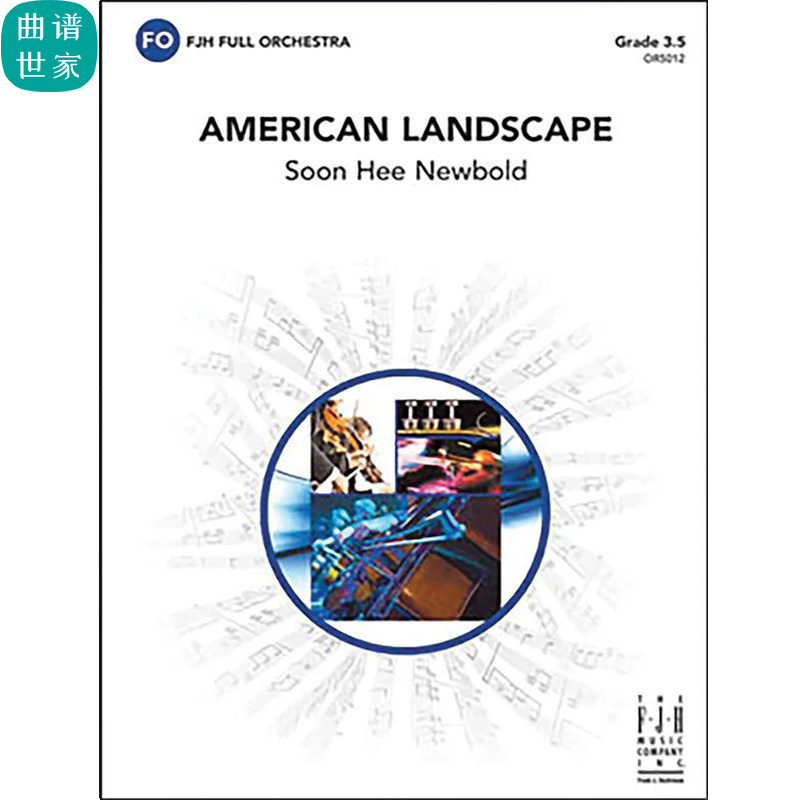 管弦乐团 美国风景 American Landscape 3.5级交响乐总谱分谱MP3