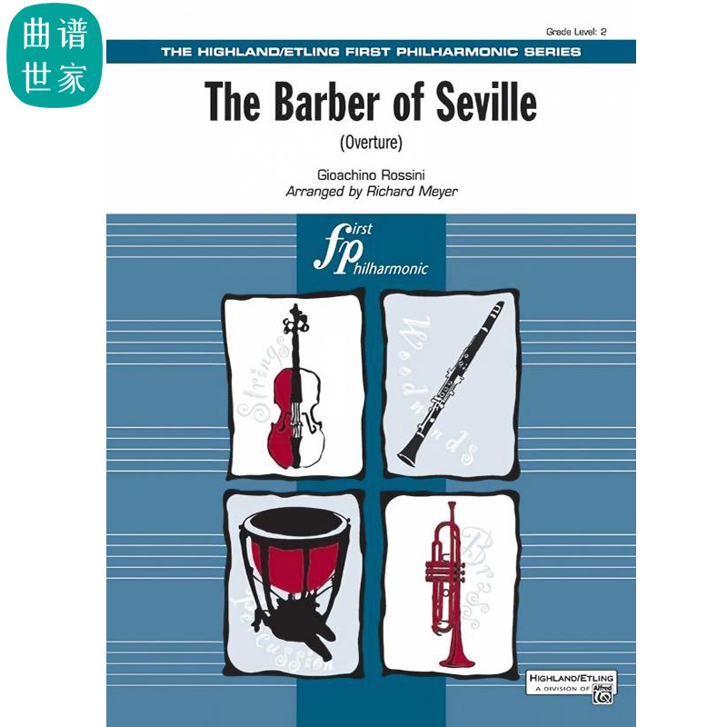 【管弦乐团】 The Barber of Seville-塞维利亚的理发师 总分谱