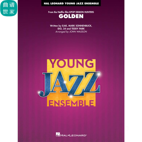 爵士管乐 猎魔女团主题Golden Paul Murtha爵士大乐队总谱分谱MP3