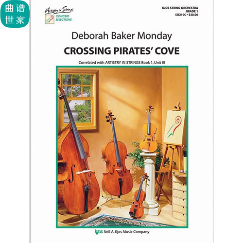 弦乐团 穿越海盗湾Crossing Pirates' Cove 1.0级重奏总谱分谱MP3