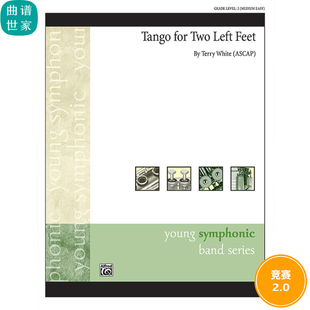探戈二重奏左手乐队Tango for Two Left Feet2.0级管乐总分谱MP3