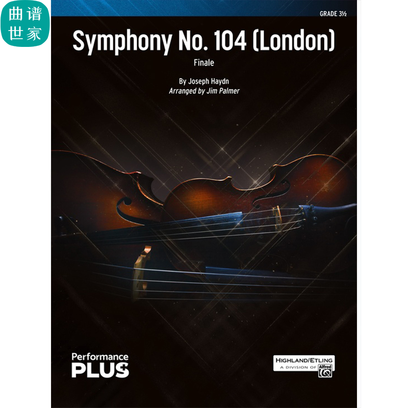 Symphony No. 104 第104号交响曲弦乐团 3-4级 总谱 分谱 mp3