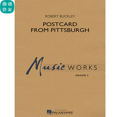 匹兹堡的明信片Postcard from Pittsburgh3.0级管乐合奏总分谱MP3