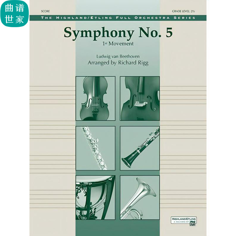 【管弦乐】第五交响曲 第一乐章  Symphony No. 5 总谱 分谱 MP3