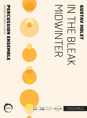 In the Bleak Midwinter在荒凉的冬夜 简单打击乐团 总谱分谱 MP3