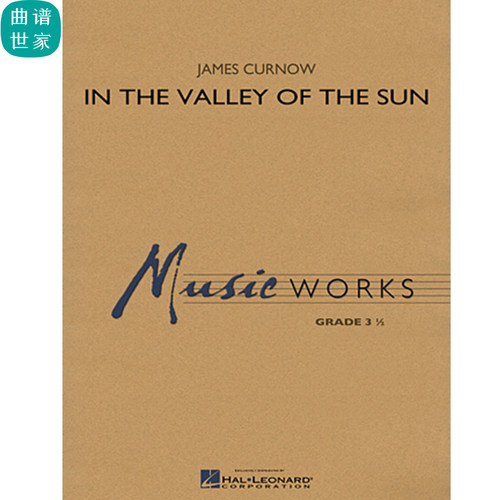 在阳光谷In the Valley of the Sun3.0级 管乐合奏 总谱 分谱 MP3