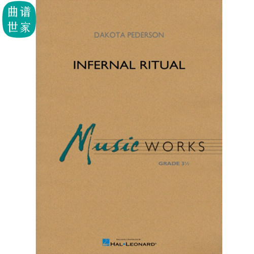 【管乐团 地狱仪式 Infernal Ritual 3.5级 管乐总谱 分谱MP3