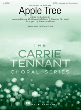 阿卡贝拉 Apple Tree (SATB) （SSAA）打击乐无伴奏a cappella