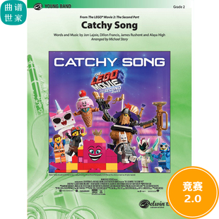 管乐总谱 乐高电影2Catchy Song 2.0级总谱 分谱 MP3