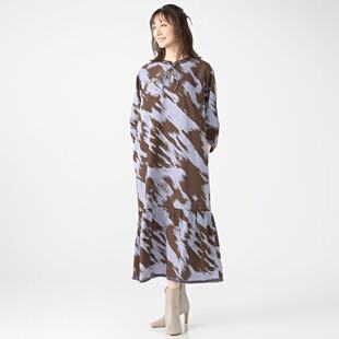 扎染时尚 女士大码 休闲气质连衣裙 新款 日单Remite原单2025夏季