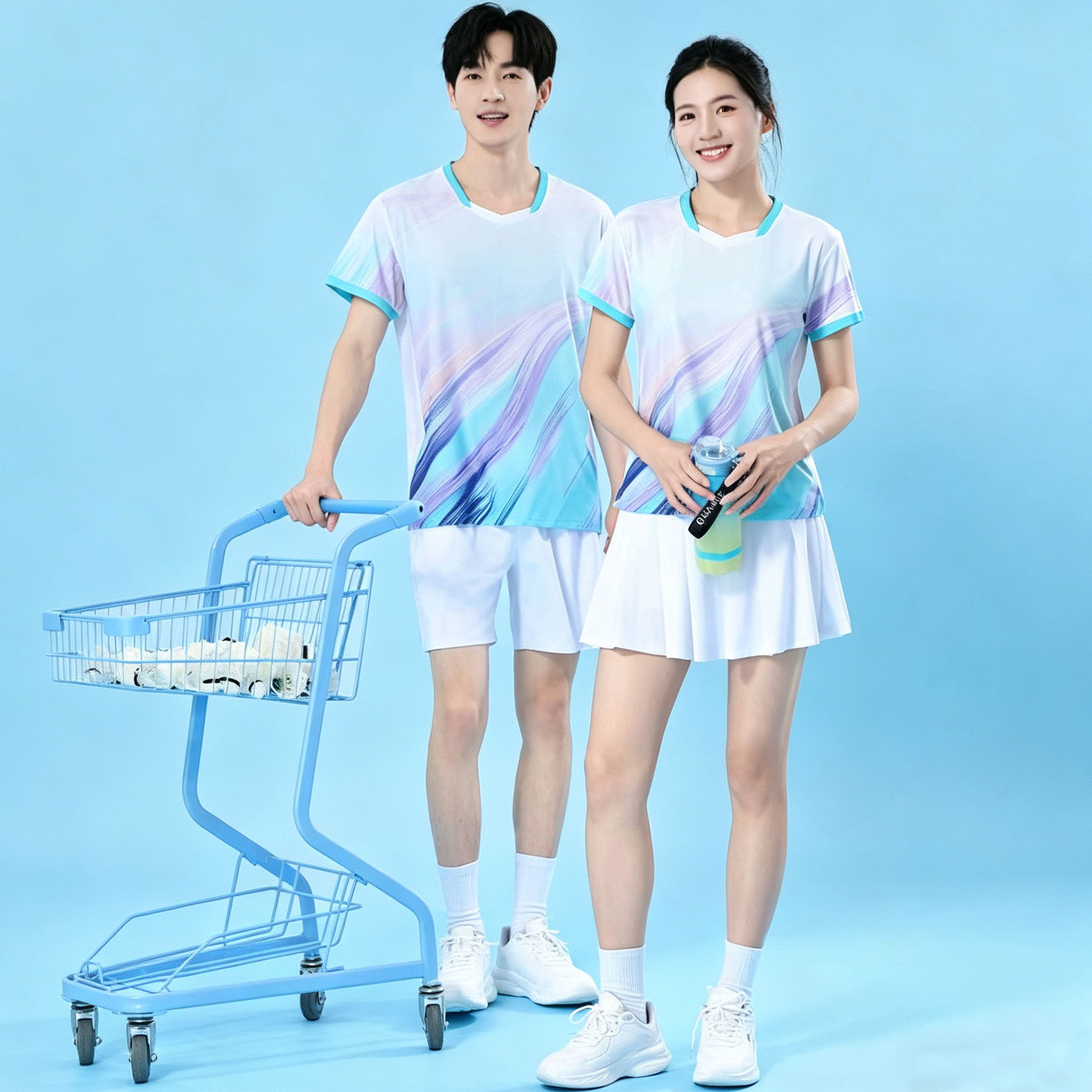 2026新款羽毛球运动套装男女队服图片