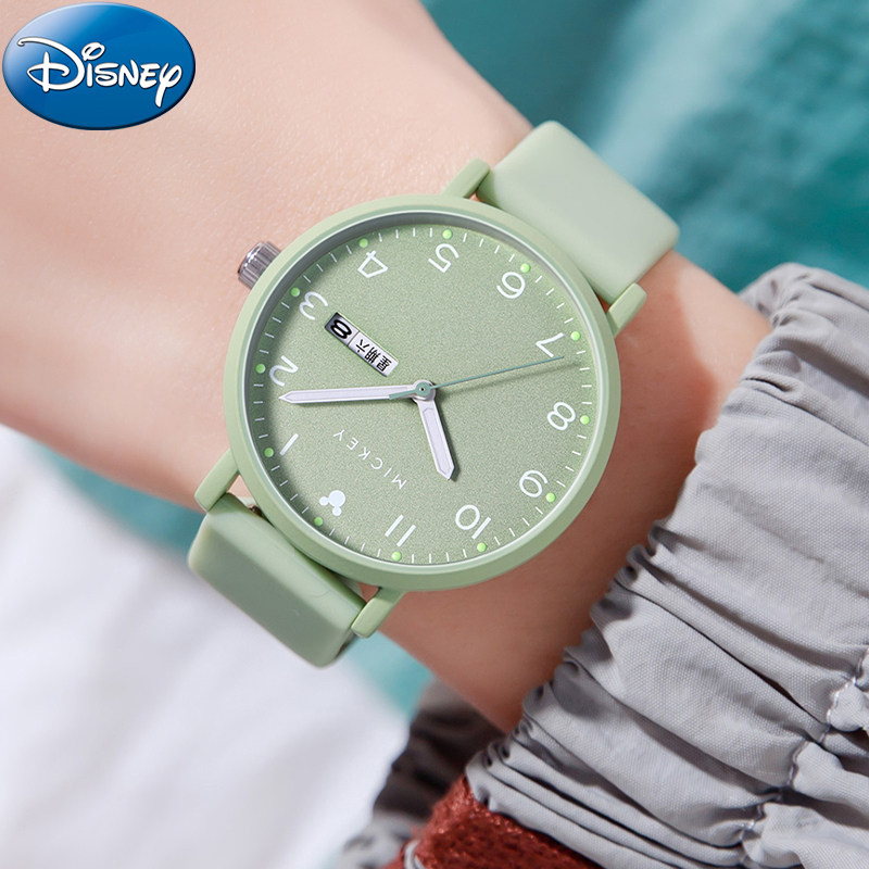迪士尼学习专用手表静音星期日历