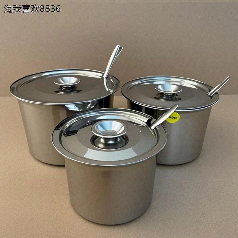 x加厚无磁厨房圆底带盖密