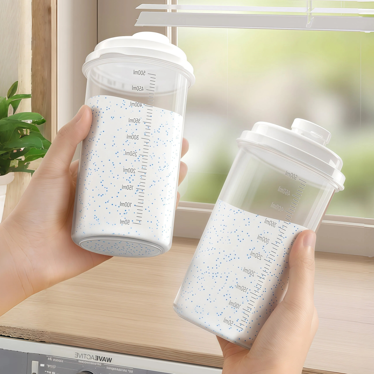 懒易家洗衣粉分装瓶540ml