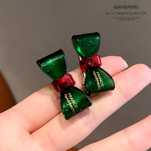 刘海前额发夹醋酸高级感