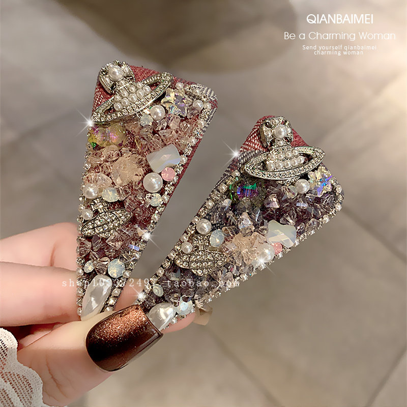 满钻轻奢侧边夹水晶珍珠刘海夹女2025新款高端优雅鸭嘴夹发夹发饰,饰品/流行首饰/时尚饰品新,发饰,淘宝优惠券,粉丝福利购,淘宝优惠卷