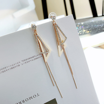 Korean style geometry new fashion earrings in 2020 female simple Tassel Earrings irregular Earrings personalized Earrings