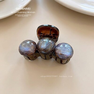 晕染星球抓夹2026新款小号鲨鱼夹