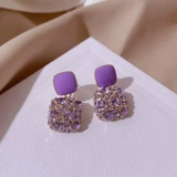 疃? 022 Новый  2 蛊 蛊   Purple Full Drilling Heart 925 Серебряная игла  ざ ざ ざ ざ ざ ざ ざ ざ ざ ざ ざ ざ ざ