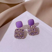 疃? 022 Новый  2 蛊 蛊   Purple Full Drilling Heart 925 Серебряная игла  ざ ざ ざ ざ ざ ざ ざ ざ ざ ざ ざ ざ ざ