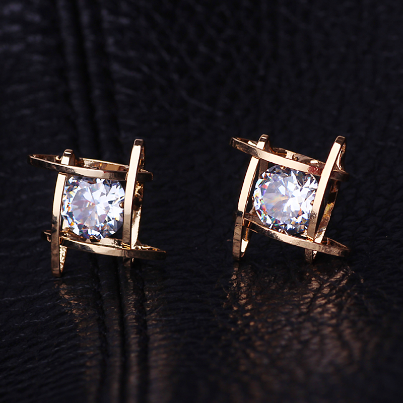 Luxurious crystal Zircon Diamond Small ears the republic of korea Earrings Ear Studs Korean Edition Jewelry Female models Earrings Exaggeration personality Earringsin the Accessories/Fashion Jewelry, Earring , Earrings  category - from Buy2taobao.com to provide professional Taobao agent buy service
