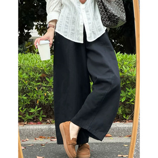 富尔大码定制女装肥妹妹mm工装阔腿夏高腰宽松显瘦休闲遮胯气球裤