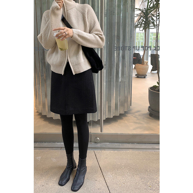 富尔大码定制女装肥妹妹m纹理半身裙秋冬高腰显瘦洋气减龄A字短裙,女装/女士精品,大码半身裙,淘宝优惠券,粉丝福利购,淘宝优惠卷