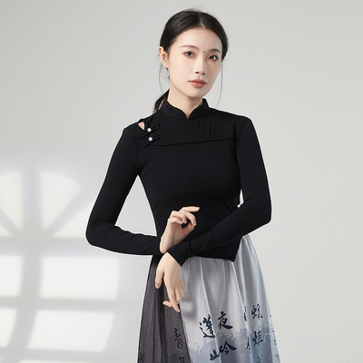 古典舞飘逸阔腿裤女裙裤中国风现