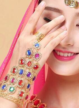 印度肚皮舞彩钻配饰62