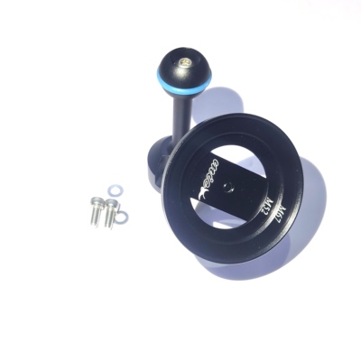 bubblescuba潜水摄影多功能球头基座带M52/67镜头携带器配长短球