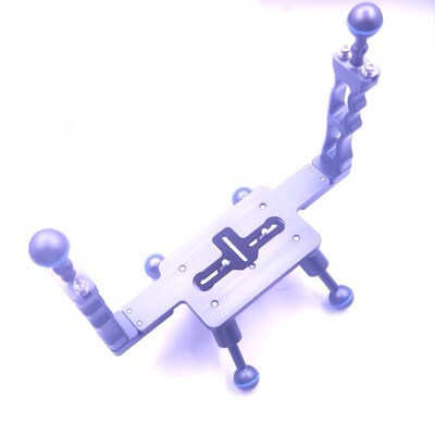 bubblescuba升级款潜水摄影四脚支架前高后低鱼眼不着地可加提绳