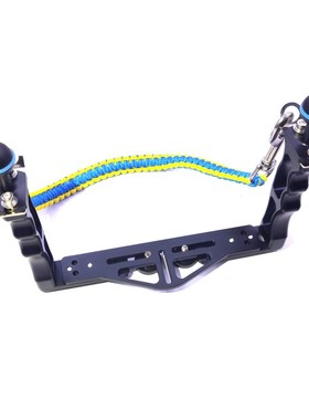 bubblescuba潜水摄影TG4/5/6支架客户定制款全铝合金支架吊耳提绳