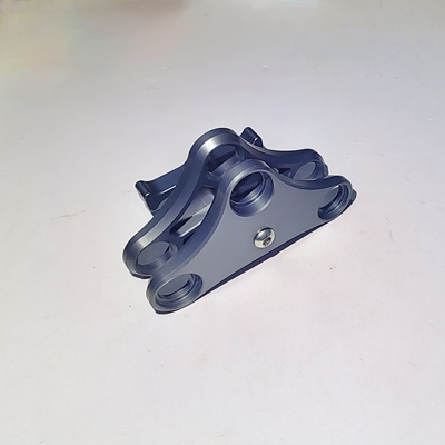 新品bubblescuba潜水摄影支架用铝合金三球蝴蝶夹三孔夹灰色